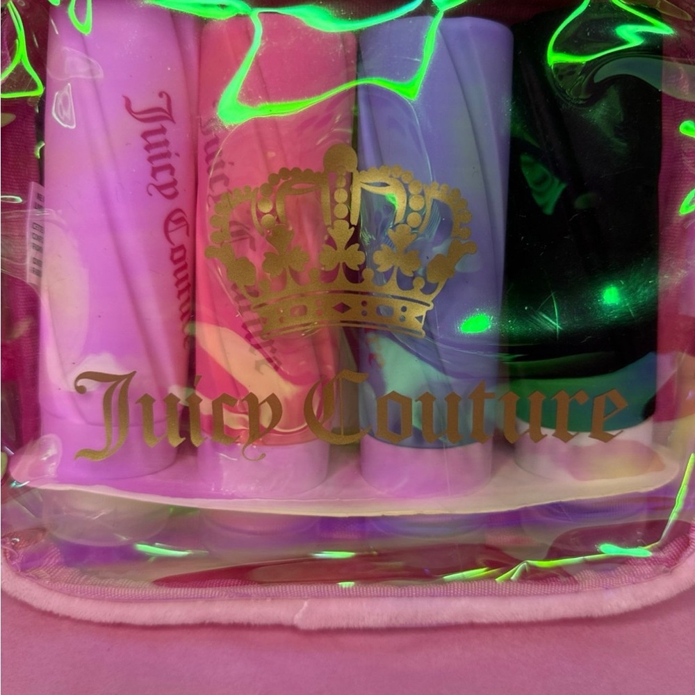 Juicy Couture Travel Bottles and Cosmetic Bag set - Picture 2 of 6